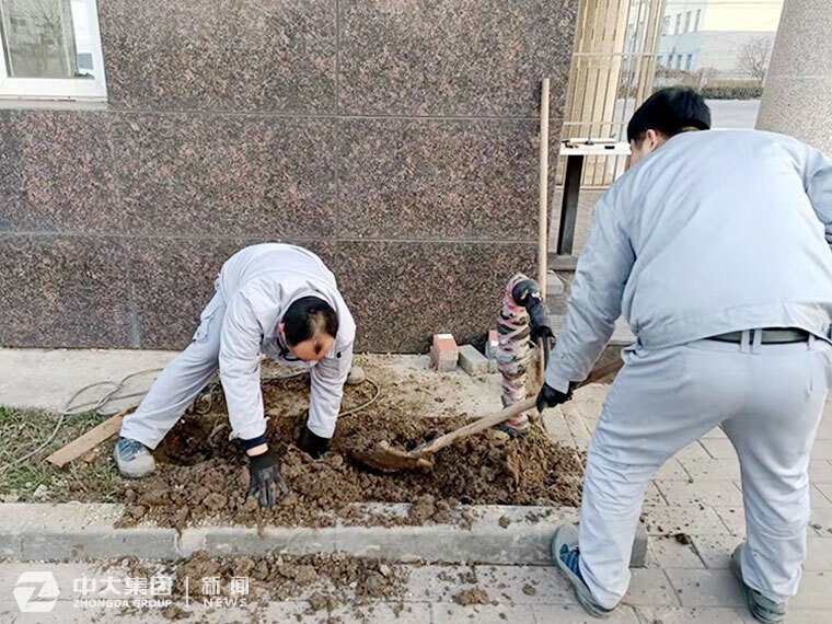 欧贝姆建材线路抢修保障通行